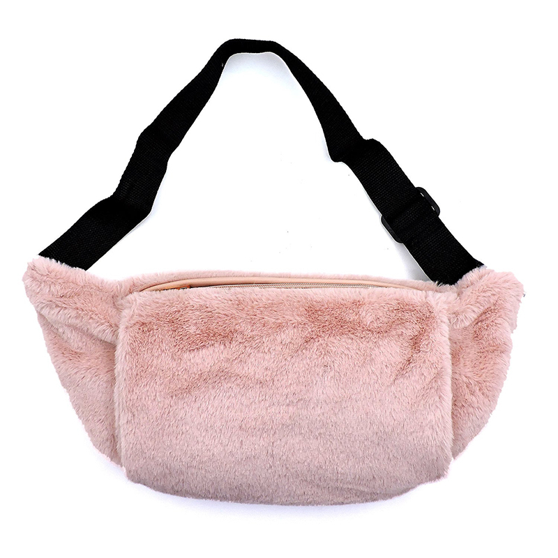 Furry Fanny Pack - Luxury Winter Crossbody Belt for Women display picture 3