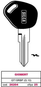 Chiave per Auto Asc Gt15rbp (g.Vak 0) Giobert - Product Image 1