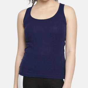 Camiseta sin mangas para mujer con logotipo, ligera y cómoda, camiseta sin mangas deportiva personalizada para mujer, lavable a máquina, 90% poliéster y 10% LICRA - Product Image 1