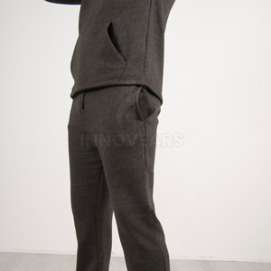 Conjunto Deportivo de Invierno para Hombre, 100% Algodón, Forro Polar Transpirable, Corte Regular, Manga Larga, Ropa de Gimnasio - Product Image 4