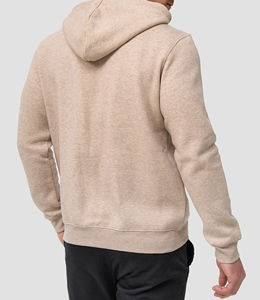 Jersey de lana básico de corte regular, Jersey informal con cordón a juego de colores, sudaderas con capucha para hombre con bolsillo frontal, servicio OEM personalizado - Product Image 4