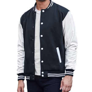 แจ็กเก็ตเบสบอลสำหรับผู้ชายเสื้อสตรีทวิทยาลัยลำลองพิมพ์ลายปัก - Product Image 6