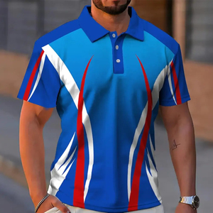 Polos, polos para hombre, unisex, camiseta de golf, logotipo personalizado, bordado, venta al por mayor, poliéster, patrón sólido, logotipo para hombre - Product Image 4