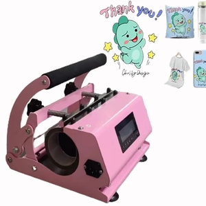 Stiker Tumbler Fashion Transfer CH1924 Sublifun Pink untuk Mug 30oz, Mesin Press Panas Tumbler - Product Image 1