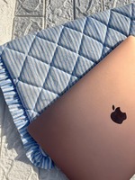 Penjualan laris trendi Kustom bantalan berlapis kualitas tinggi portabel Laptop perawatan kantong bengkak lengan meja tas bisnis uniseks wanita