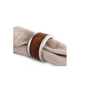 Decoración de mesa Forma ovalada pulida de plata de lujo con dos asas Servilletero Vajilla Servilletero a granel de diseñador de alta calidad - Product Image 2