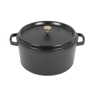 Cocotte en fonte STAUB NClassic 6,7 l, 28 cm, noire, type Dutch Oven - Product Image 1