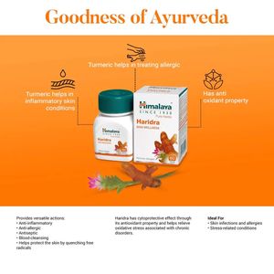 Himalaya Haridra Comprimés Supplément de bien-être à base de plantes pures Exportation de produits de santé naturels Inde - Product Image 5