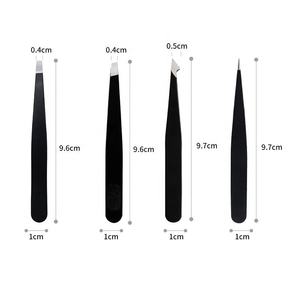Somofy Enterprises Professional <b>Eyebrow</b> Tweezers Stainless Steel Pointed Tip <b>Hair</b> <b>Removal</b> Tool with Custom Logo - Product Image 6