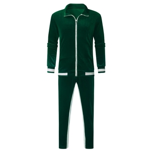 Chándal de cuello redondo para hombre, venta al por mayor, chándal de gimnasio de color personalizado, chándal, conjuntos de ropa deportiva para hombre, jogging de algodón - Product Image 4