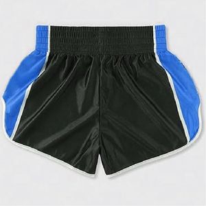 Pantalones cortos de Muay Thai con logotipo personalizado de alta calidad, fabricación profesional de alta calidad, precio estirado y lavado - Product Image 2