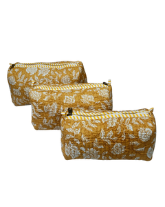 Bolsa Multiusos Ecológica Acolchada de Algodón con Cierre de Cremallera |   Reutilizable para Maquillaje, Cuidado de la Piel y Uso en Viajes - Product Image 3