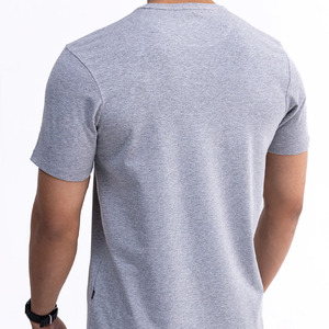 Precio al por mayor 100% algodón camiseta de los hombres Color Premium peso pesado 280gsm patrón sólido Ringer Jersey tela ecológica calle - Product Image 5