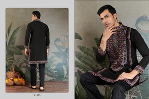 ผ้าไหม viscos พร้อมด้ายเย็บปักถักร้อยคน kurta ผู้ส่งออกทั่วโลกในอัตราการขายทั้งหมดจาก surat - Product Image 6