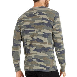 T-shirts camouflage pour hommes de qualité supérieure, légers et confortables - Polyester/coton respirant et écologique - Product Image 4