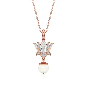 Jade <b>Amethyst</b> Rhodium-Plated Gold Charm <b>Pendant</b> - Product Image 1