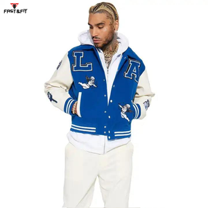 Hot Selling Winter Bomber <b>Jacket</b> Embroidered <b>Jacket</b> Varsity <b>Jacket</b> Custom Winter College Baseball <b>jacket</b> for <b>men</b> - Product Image 4