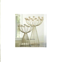 Centre de table de mariage à 3 niveaux en métal décoratif avec fleurs, cadre plaqué or, bases en marbre, pour service alimentaire, couleur et taille personnalisables, pour la maison