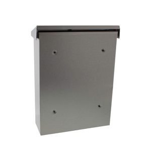 Boîte aux lettres murale personnalisée en acier galvanisé de grande capacité paquets de lettres mobilier métallique d'extérieur minimaliste OEM ODM - Product Image 4