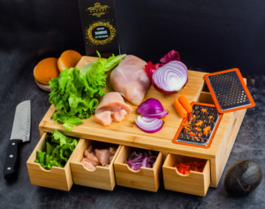 Tabla de Cortar de Bambú para Cocina, Uso Culinario, Ecológica, Duradera, Plegable, Diseño Moderno y Lujoso, Calidad de Exportación, India - Product Image 5