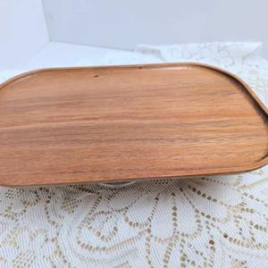 จานไม้สำหรับใส่อาหารชีสและอาหารเรียกน้ำย่อยจานเสิร์ฟสเต็กทำจากไม้ทรงสี่เหลี่ยมผืนผ้า - Product Image 2