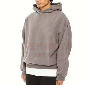 Diseño único Patrón impreso Hombres Terry Sudadera con capucha de algodón de alta calidad Respetuoso del medio ambiente Hombres Terry Sudadera con capucha de algodón - Product Image 6