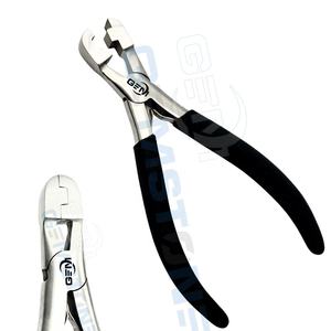 Pince à extensions capillaires professionnelle, durable et réutilisable, 6 mm, en acier inoxydable argenté, outil pour micro-anneaux et perles, pour usage commercial GEMSTONE - Product Image 6