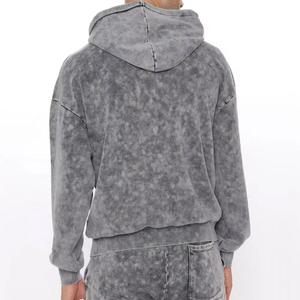 Survêtement Homme Tendance Style Délavé à l'Acide Hiver 100% Coton Polaire Respirant Coupe Classique Personnalisé OEM Streetwear Vente en Gros - Product Image 2