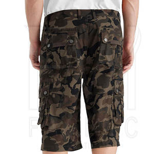 Short cargo uni pour extérieur, longueur genou, short cargo 100% coton confortable pour hommes pour logo personnalisé, meilleur vendeur - Product Image 2