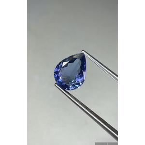 Tanzanita Natural Facetada, Piedra Preciosa Suelta con Corte de Pera, Color Azul, Impecable, para Joyería de Lujo, Venta para Exportación - Product Image 3
