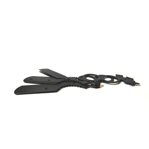 2024 gran oferta Unisex mango de inserción de doble dedo borde recto maquinilla de afeitar de peluquero personalizable salón de afeitar cuerpo de barba desechable - Product Image 2