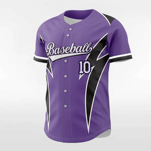 Concevez Votre Propre Logo Dernière Collection Maillot de Baseball Maillot de Baseball de Fabrication Professionnelle à Faible quantité minimale de commande - Product Image 4