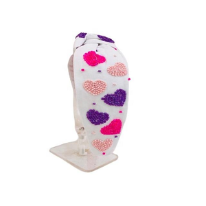 Diadema bordada a mano con cuentas, diadema completamente adornada con cuentas de la India. - Product Image 5