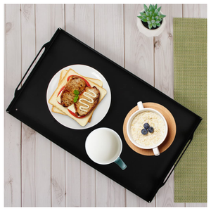 Bandeja de servicio de acero con mango único, bandeja de cena de comida de Metal más vendida para OCASIÓN DE Ramadán de Hotel o hogar - Product Image 5