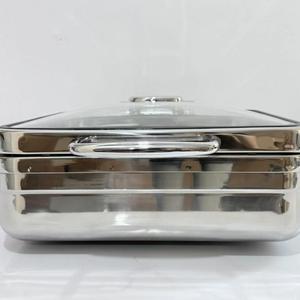 Juego de exhibición de platos calentadores hidráulicos para restaurantes, hoteles y catering, con sistema de calentamiento por alcohol para <span class=keywords><strong>buffet</strong></span> - Product Image 4