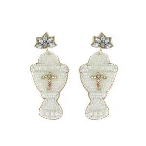 Vente en gros de bijoux tendance Boucles d'oreilles bohèmes DIY Boucles d'oreilles pendantes faites à la main pour femmes Bijoux de fête tendance - Product Image 1