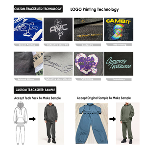 Personalizado para hombre bolsillo Jogging Trajes al por mayor Unisex Fitness Ropa Yoga Mujeres Sudadera con capucha y pantalones casuales Entrenamiento Activewear Set - Product Image 4