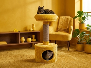 Casa para Gatos Fiona Sunny Lounge con Encanto Dorado - Product Image 6