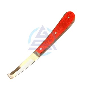 Couteau à sabot droit large pour instrument vétérinaire pour droitier avec lame à double tranchant - Product Image 1