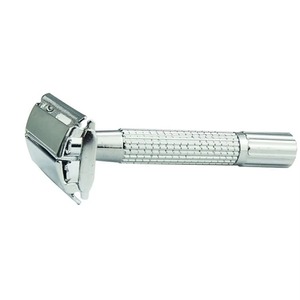 Rasoir de sécurité professionnel HERMANN MEDITECH HM-SR-1012 en acier inoxydable à long manche, double lame de haute qualité pour hommes, rasage lisse et précis - Product Image 6