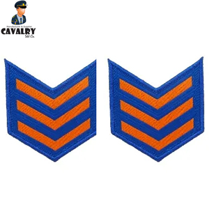 Precio de fábrica Diseño personalizado Chevrons Parches de bordado Venta caliente Excelente calidad Chevrons hechos a mano por CAVALRY SKT COMPANY - Product Image 3