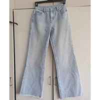 Pantalon en jean droit pour femme, arrivée luxueuse, décontracté, écologique, séchage rapide, haute qualité, design personnalisé, votre propre logo