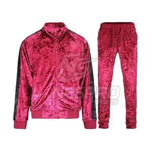 Vente en gros Survêtements en velours légers de qualité supérieure pour hommes Hiver Décontracté Solide Séchage rapide Écologique Respirant - Product Image 1