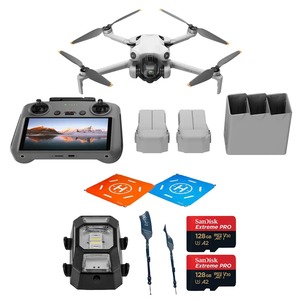 Nuevo Dron DJ-I Mini 4 Pro Fly More Combo Plus con Sistema de Montaje con Correa y Plataforma de Aterrizaje, Accesorios Completos - Product Image 1