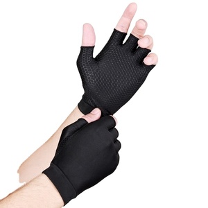 Guantes sin dedos de compresión para gimnasio con calefacción para hombre (Spandex) - Product Image 1