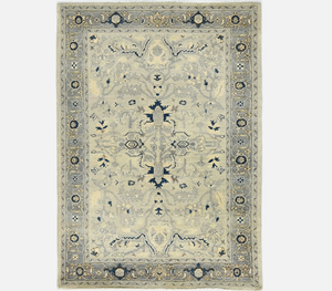 Tapis en laine noué à la main Oushak fait à la main, tapis vintage pour chambre à coucher, cuisine, chambre d'enfant, taille personnalisée 6x9, ensemble coloré pour la décoration de la maison - Product Image 1
