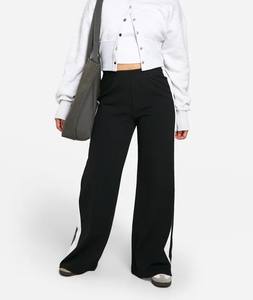 Pantalones de chándal de moda para mujer, pantalones de chándal holgados modernos con bolsillos, aspecto cómodo, ajuste elástico, tela ligera ecológica - Product Image 5