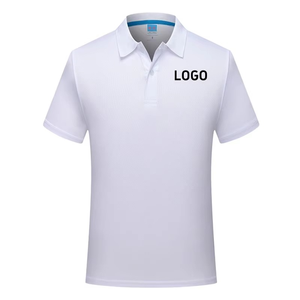 Polo de sport à séchage rapide avec logo personnalisé imprimé col polo chemise à manches courtes Marathon course à pied Fitness hommes haut bricolage - Product Image 2