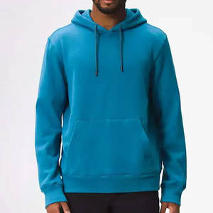 Sweat à capuche personnalisé oversize 100% coton lourd 350 GSM hommes pull Logo personnalisé 3d bouffée impression broderie sweats à capuche hommes - Product Image 2