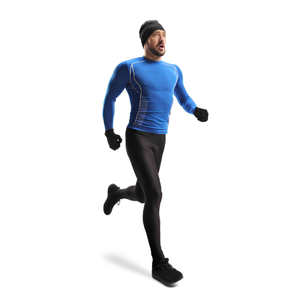 Conjunto Deportivo de Compresión para Hombre, Manga Larga, Ajustado, para Correr, Gimnasio y Entrenamiento - Product Image 2